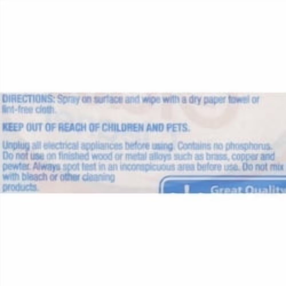 Great Value Glass Cleaner with Ammonia – Original Fresh Scent, 32 fl oz