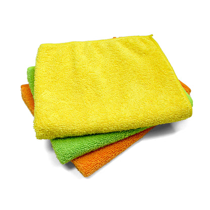 (4 Pack) Great Value Multipurpose Microfiber Household Cleaning Cloths – 2 Count per Pack, Multicolor