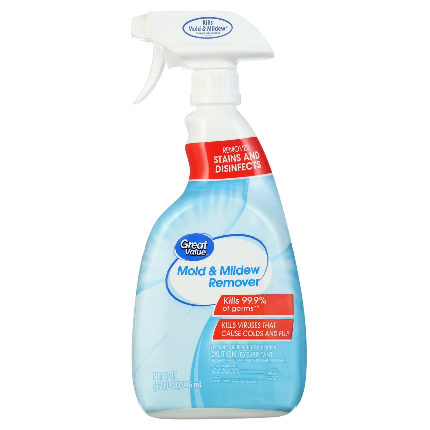 Great Value Mold & Mildew Remover – 1 Quart
