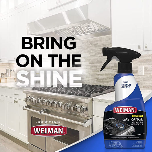 Weiman Gas Range Cleaner & Degreaser – 12 oz